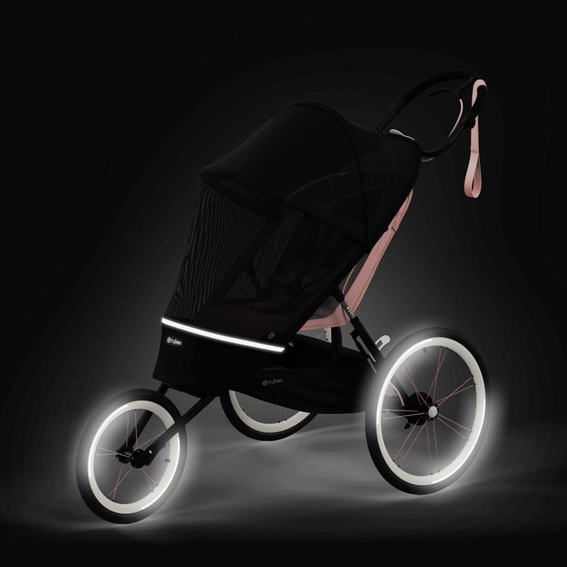 CYBEX AVI Jogging Stroller Insect Net Stroller Accessories, Full Coverage Lightweight Breathable Mosquito Net for AVI Stroller, Reflective Fabric for Visibility - Image 2