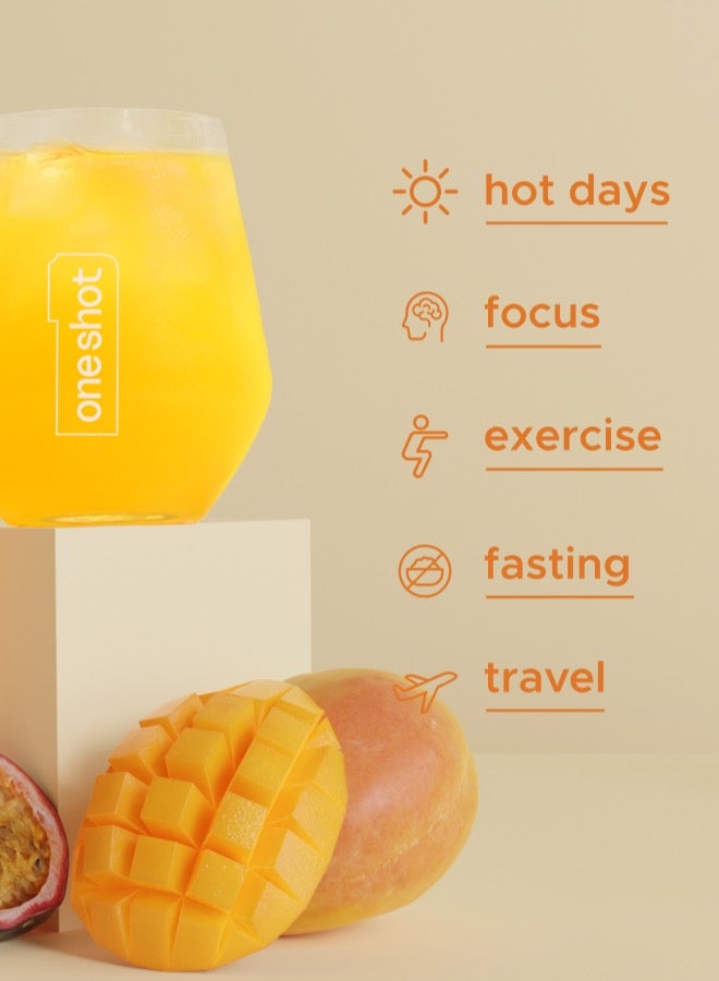 Oneshot Electrolyte Hydration Supplement Passion Bliss | 14 Sticks | No Sugar, No Junk, No After Taste  - Image 2