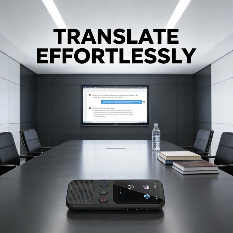 2 Inch Touchscreen Translator Device 138 Online 18 Offline Languages Intelligent Voice Translation Noise Reduction Business Learning Tool - Image 5