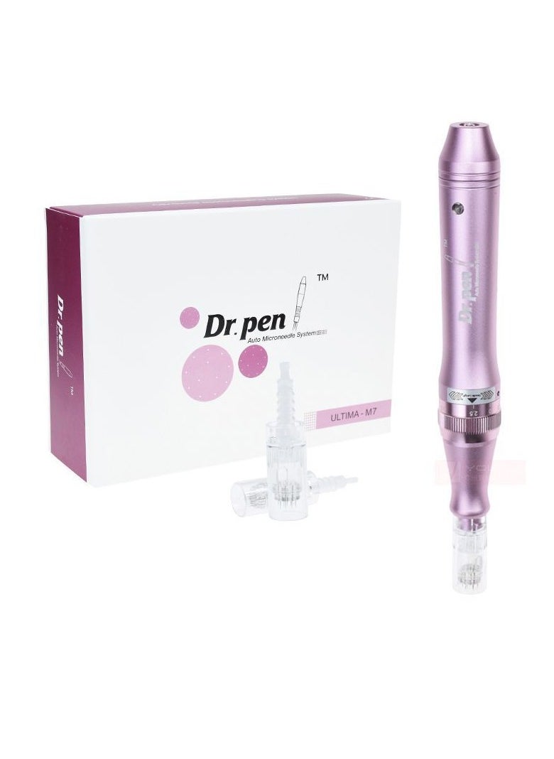 Dr.pen Ultima M7 Wireless Auto Microneedling Derma Pen Pink  - Image 1