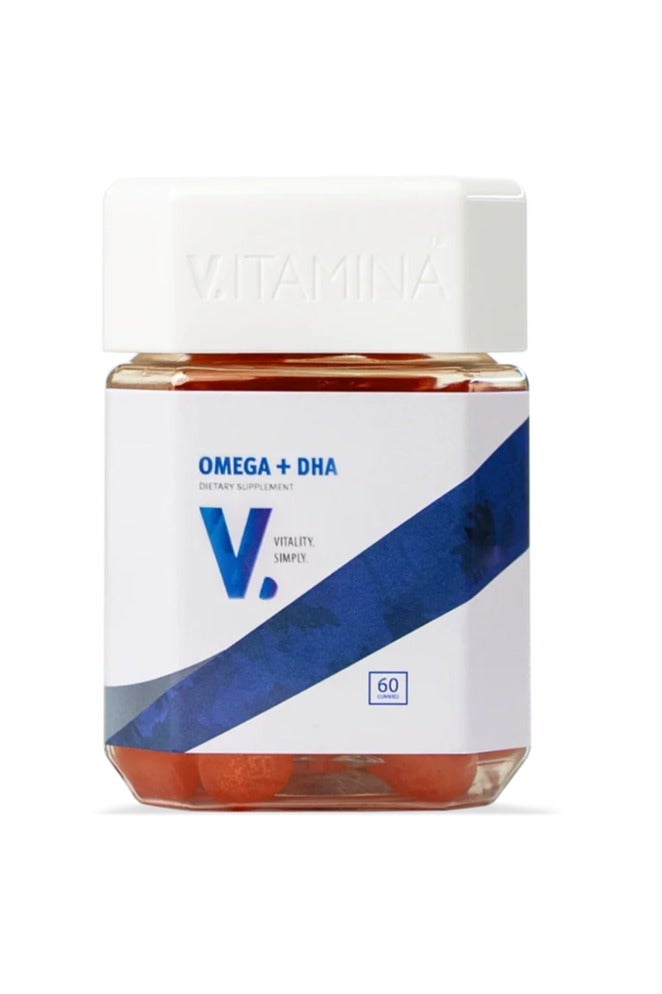 Vitamina Omega + DHA – 60 Gummies, Supports Heart & Brain Health - Image 1