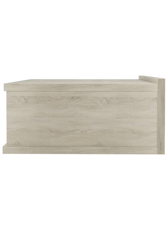 فيداكسل منضدة سرير عائمة 2 ق سونوما اوك 40×30×15 سم خشب صناعي 800313 - Image 3