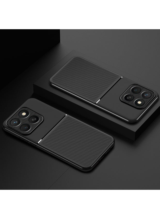 SanHu for Honor X7c 4G/5G Case Back Cover with Magnetic and Protector Anti-Scratch Shockproof Phone Accessory,Black. - Image 3