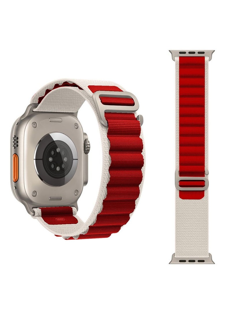 CATANES - 4Pack Alpine Loop Band 49mm 45mm 44mm for Apple Watch Series Ultra/8/SE/7/6/5/4/3/2/1 Nylon Woven Textile Loop Sport Strap Wristband - Image 1