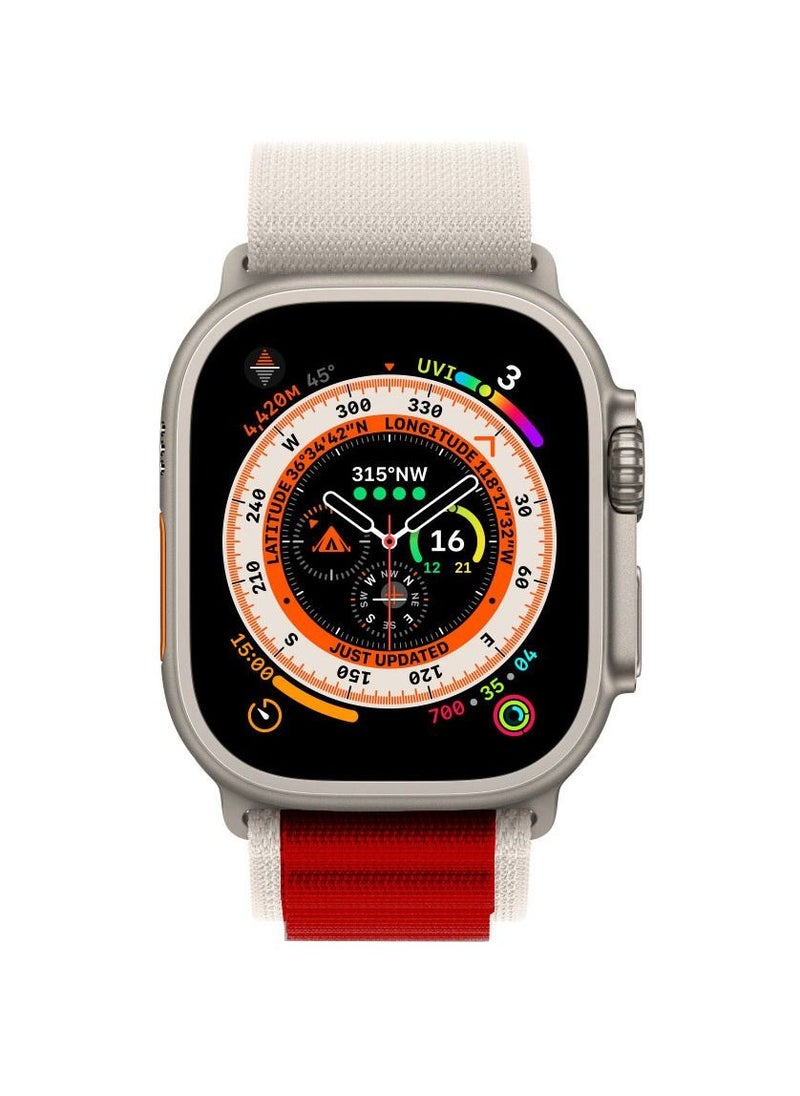CATANES - 4Pack Alpine Loop Band 49mm 45mm 44mm for Apple Watch Series Ultra/8/SE/7/6/5/4/3/2/1 Nylon Woven Textile Loop Sport Strap Wristband - Image 1