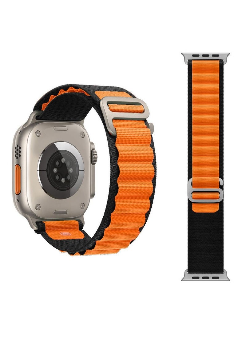 CATANES - 4Pack Alpine Loop Band 49mm 45mm 44mm for Apple Watch Series Ultra/8/SE/7/6/5/4/3/2/1 Nylon Woven Textile Loop Sport Strap Wristband - Image 1