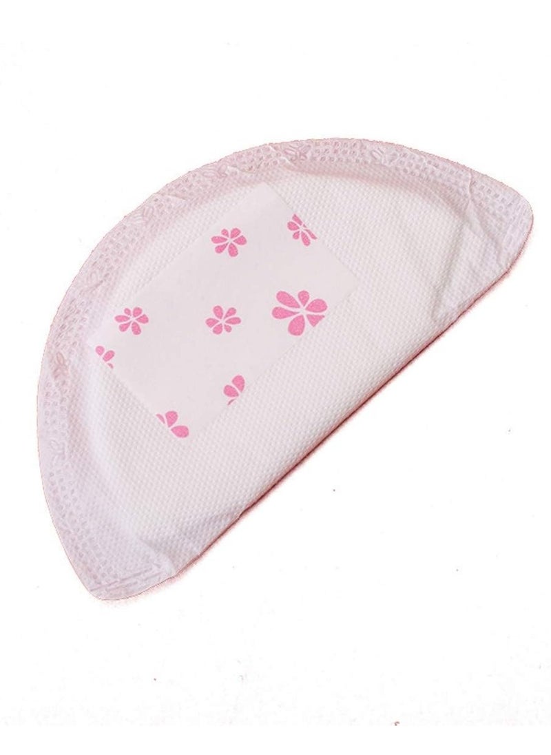 HAPPINESS - e world unbox happiness Disposable Nursing Breast Pads Nipple covers for Breast Feeding Pastel Touch 100 Pcs - Image 1