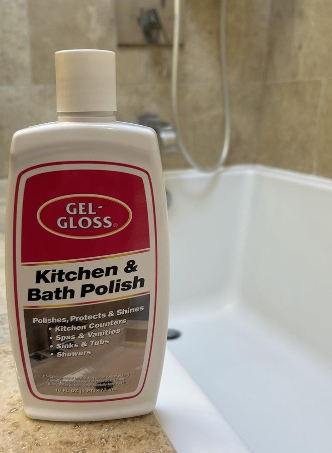 TR Industries GG-1 Gel-Gloss Kitchen and Bath Polish, 16 Fl. Oz, White - Image 2