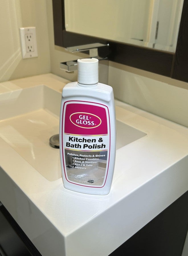 TR Industries GG-1 Gel-Gloss Kitchen and Bath Polish, 16 Fl. Oz, White - Image 3