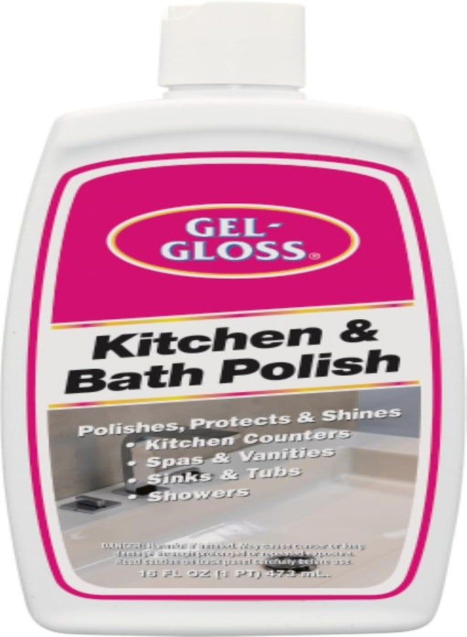 TR Industries GG-1 Gel-Gloss Kitchen and Bath Polish, 16 Fl. Oz, White - Image 1