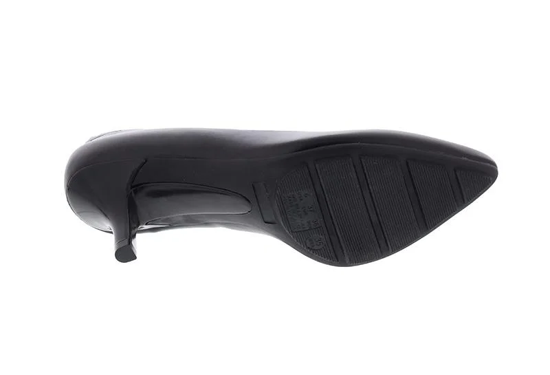 MODARE Modare Ladies Mid Heel Shoes Black | Made In Brazil