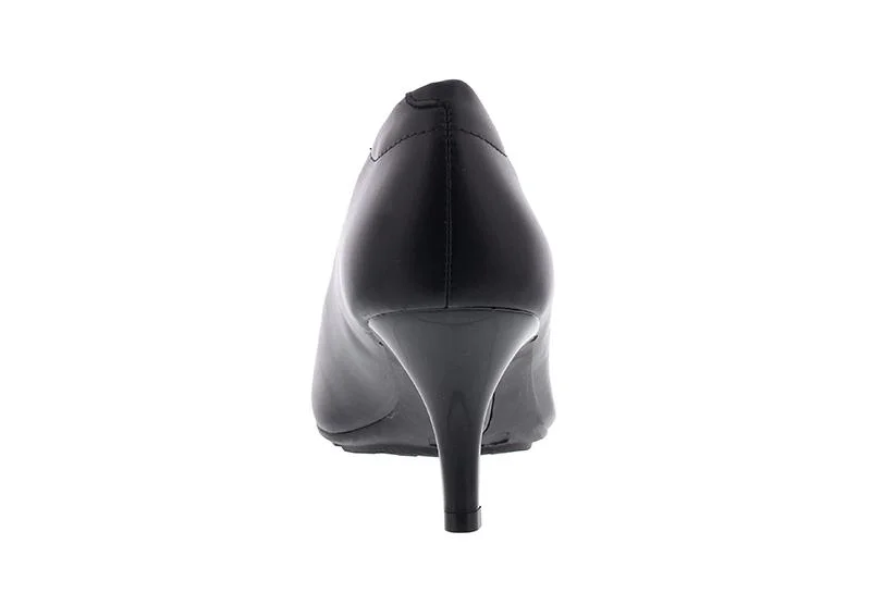 MODARE Modare Ladies Mid Heel Shoes Black | Made In Brazil