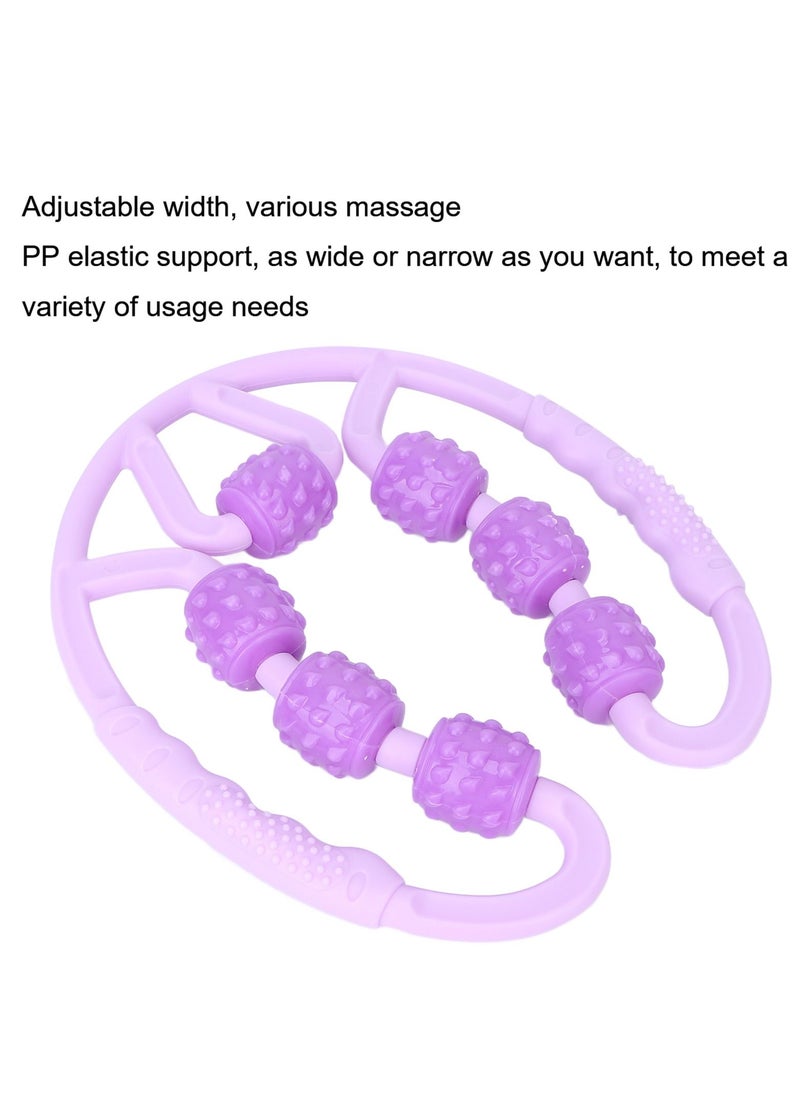 Arabest U Shape Trigger Point Massage Roller 7 Wheel Massage Roller for Calves Leg Arms Relieve Muscle Soreness  - Image 2