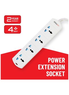 elexon 4 Way Power Extension Socket With 2M Cable  - Image 5