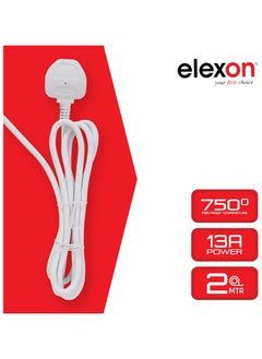 elexon 4 Way Power Extension Socket With 2M Cable  - Image 4