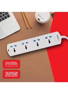 elexon 4 Way Power Extension Socket With 2M Cable  - Image 3