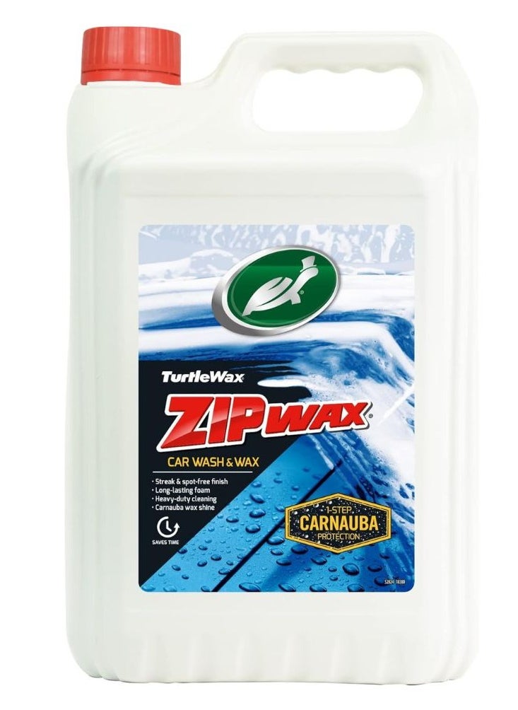 TurtleWax Car Wash Shampoo & Wax Super Concentrated 5 Litre  - Image 1