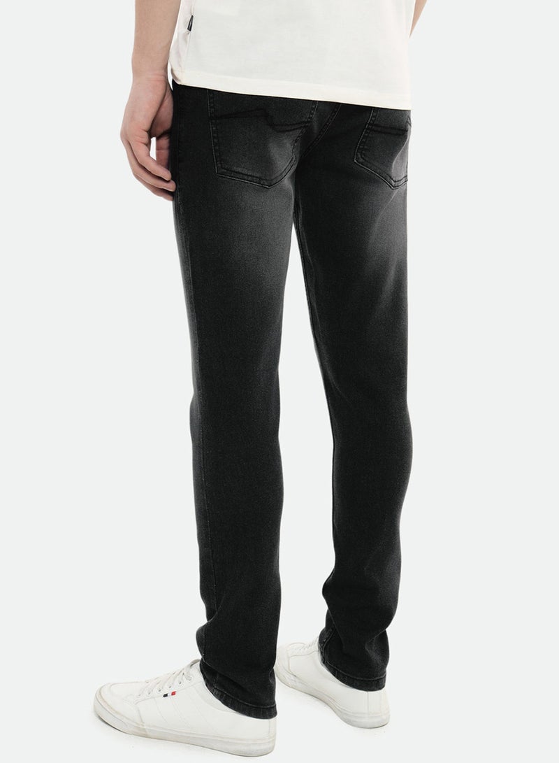 Dennis Lingo Men's Slim Fit Grey Stretch Jeans - Stylish and Comfortable - Image 3