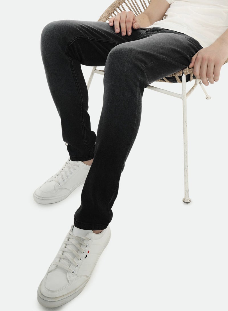 Dennis Lingo Men's Slim Fit Grey Stretch Jeans - Stylish and Comfortable - Image 4