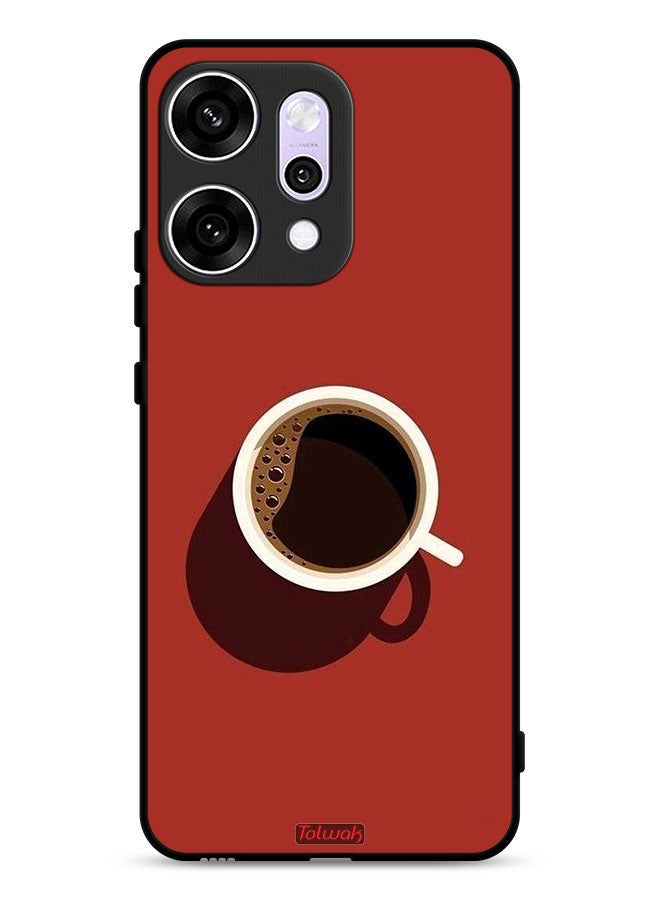 Tolwak Oppo Reno14 Protective Case Cover Coffee Cup Art - Image 1