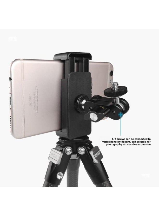 Generic Universal Magic Arm Double-head Adjustment Strange Hand Bracket Live Photography Fill Light Monitor Tripod Connecting Arm-Body Color:Black Short Magic Hand  - Image 3