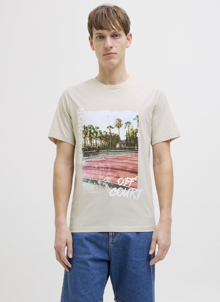 JJ Rebel by Jack & Jones Jreblarry Tee Ss Crew Neck T-Shirt  - Image 1