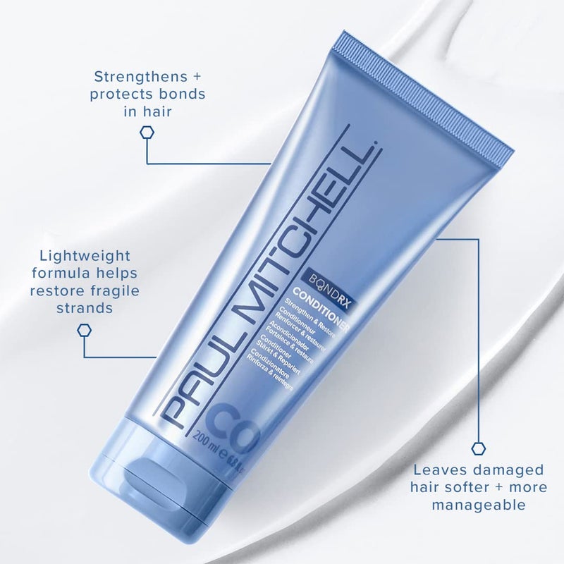Paul Mitchell Bond Rx Conditioner, Strengthens + Restores, For Chemically Treated + Damaged Hair, 6.8 oz - Image 2