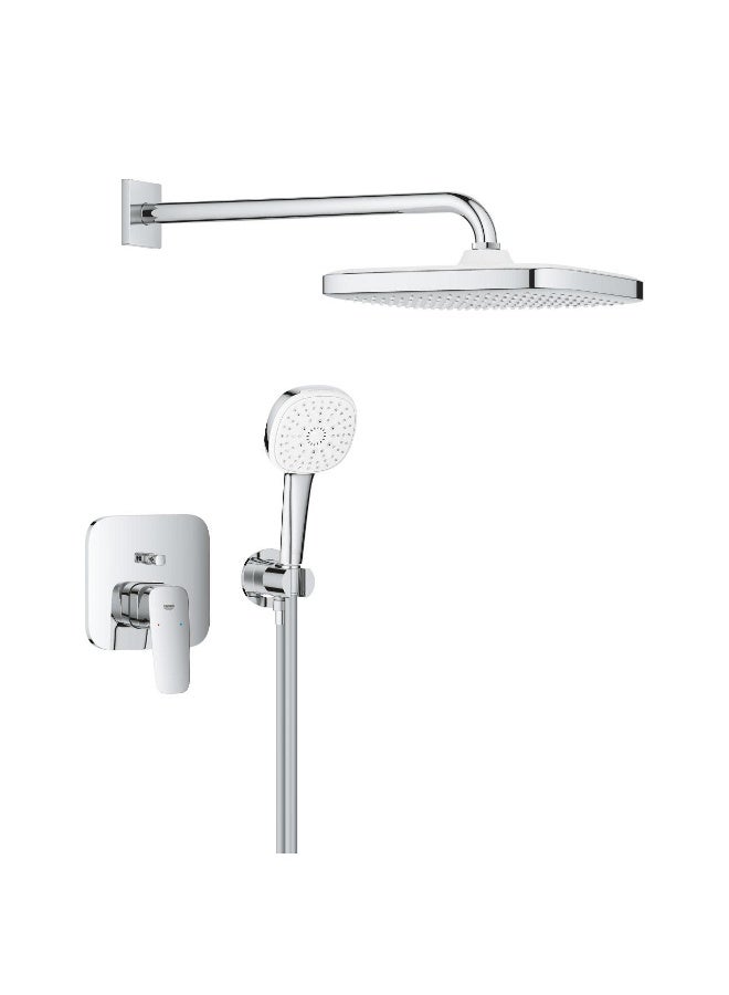 GROHE Cubeo Conc. Shower System w/ Tempesta 250, Chrome - Image 2