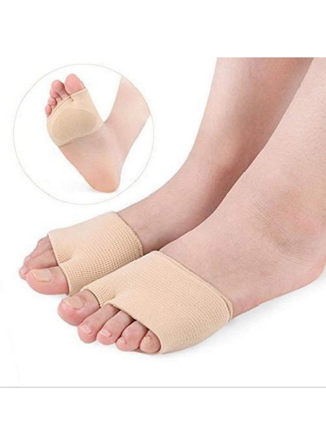Purastep Gel Metatarsal Head Morton Neuromas Atrophy Flat Pad Splay Foot Corn Feet Pressure Relief Care Sleeve With Insole Ball Of Cushion (Large) - Image 1