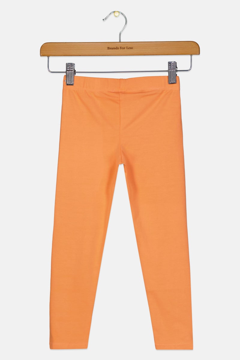 Hamleys Kids Girl Graphic Print Leggings, Orange - Image 2