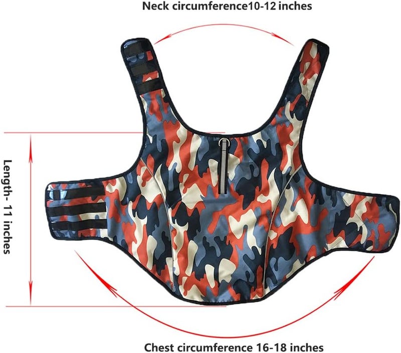 Winbate Adjustable Dog Anxiety Jacket-Keep Calming Vest Thunder Shirt with D-Ring and Training Handle for Small Dogs，Camouflage - Image 5