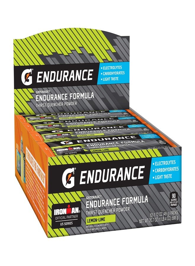 Gatorade Endurance Formula Powder Sticks, Lemon Lime, 1.72 oz. Packs, 12 Count - Image 2