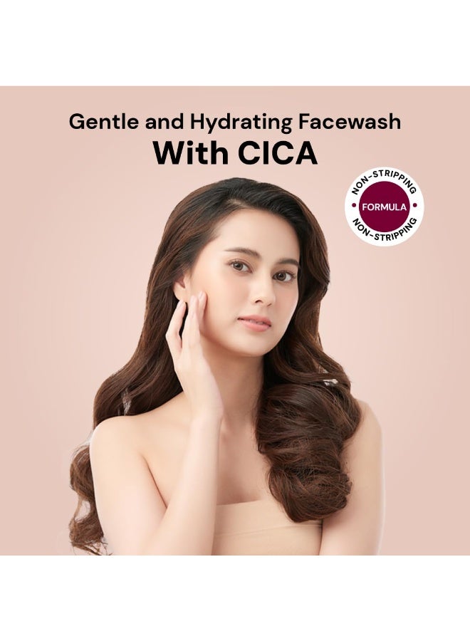 Suganda Centella Green Tea Face Wash Gentle Hydrating Cleanser with Panthenol and CICA Sulfate-Free Daily Face Wash for Oily Sensitive and Acne-Prone Skin Removes Dirt Oil and Makeup 120 ml - Image 5