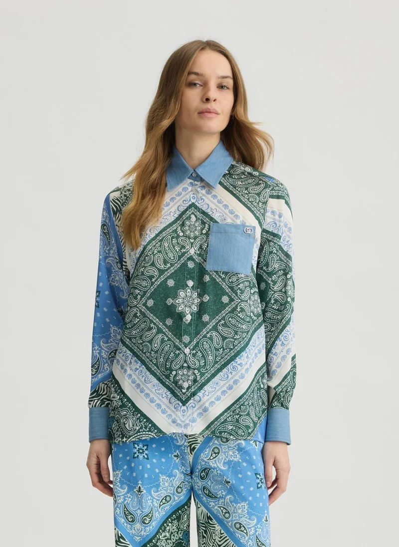 Liu Jo Printed satin shirt