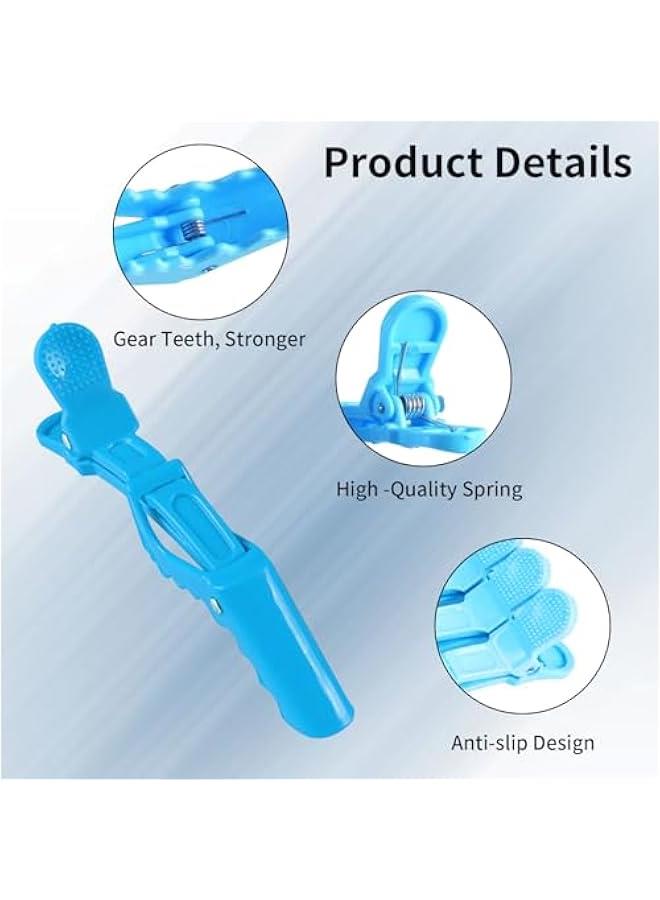 GELESE 12PCS Hair Clips Alligator Hair Clips Professional Salon Tools Wide Tooth Hair Clips for Hair Styling (Multicolor) - Image 3