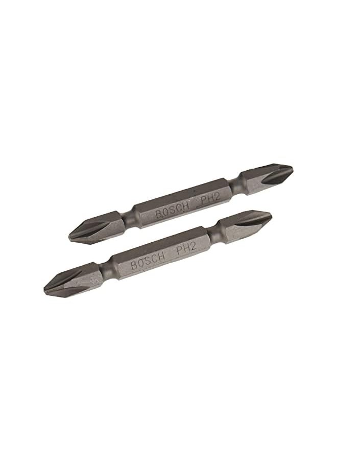 BOSCH - 2608521039 65 mm Double Ended Bit Set PH2/PH2, Pack of 10 - Image 1