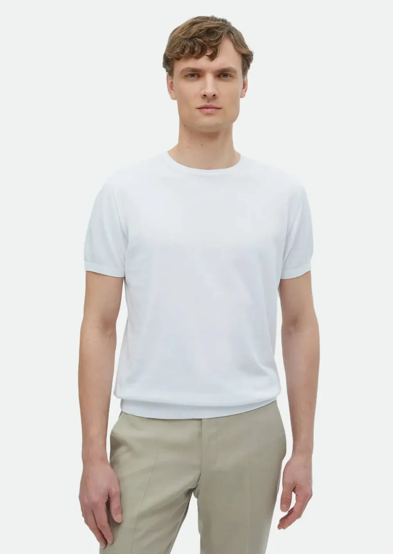 RAMSEY White Knitwear