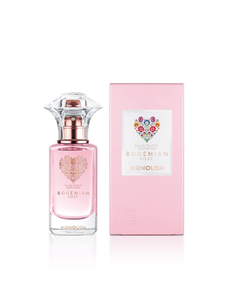 Manoush Bohemian Rose EDT Body & Hair For Women 30ml - Image 2