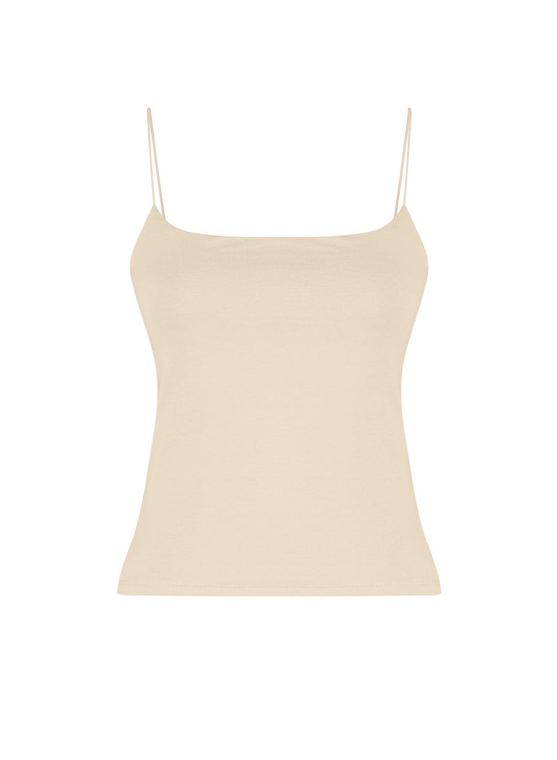 trendyol Stone Strap Cotton Body Fitting Stretch Knitted Tank Top - Image 5