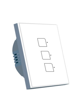 BestCon Smart Switch TC2S - 3 Gang, Touch Control Light Switch, No Neutral Wire, Broadlink RM4 Pro Hub Required To Operate - pzsku/ZE2ECD0A424433D9207DAZ/45/_/1722940160/62a9ab82-54a6-4de0-8707-ea0f6bf483fe