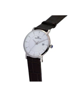 Western Men's Quartz Analogue Leather Strap Casual Watch  - Image 2