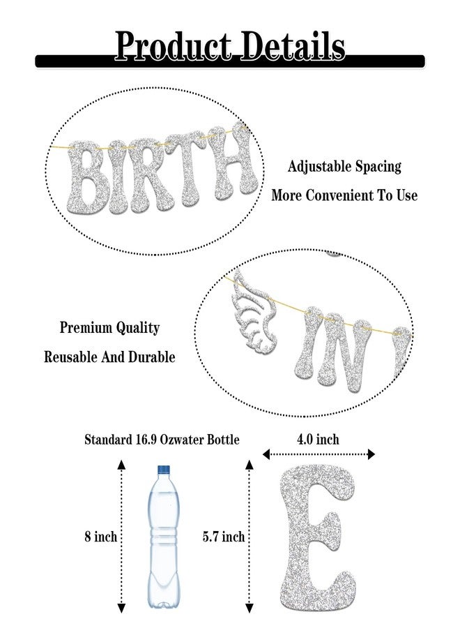 BOBYIYI Happy Birthday in Heavrn Banner Beautiful Tribute Decor for Loved Ones Paradise Wings Birthday Cake Decoration - Image 3