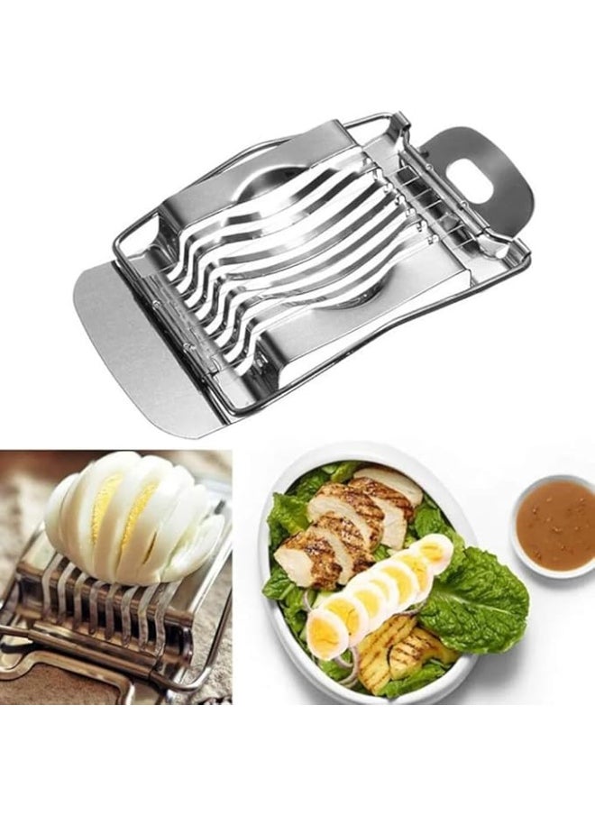 Generic Multi UseHeavy Duty Stainless Steel Egg, Vegetables and Fruites Cutter and Slicer  - Image 4