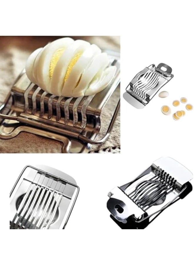 Generic - Multi UseHeavy Duty Stainless Steel Egg, Vegetables and Fruites Cutter and Slicer - Image 1