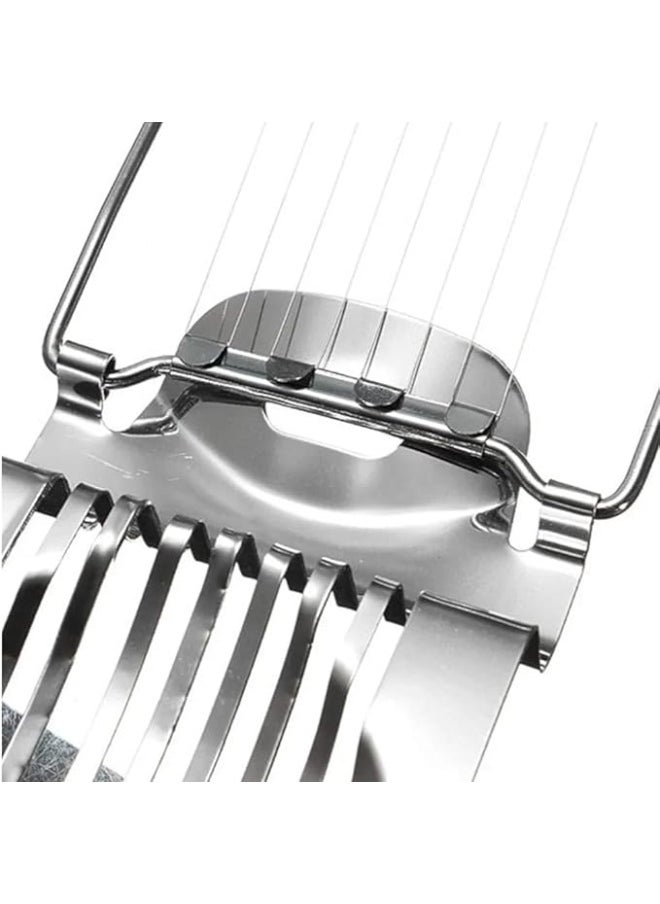 Generic Multi UseHeavy Duty Stainless Steel Egg, Vegetables and Fruites Cutter and Slicer  - Image 3