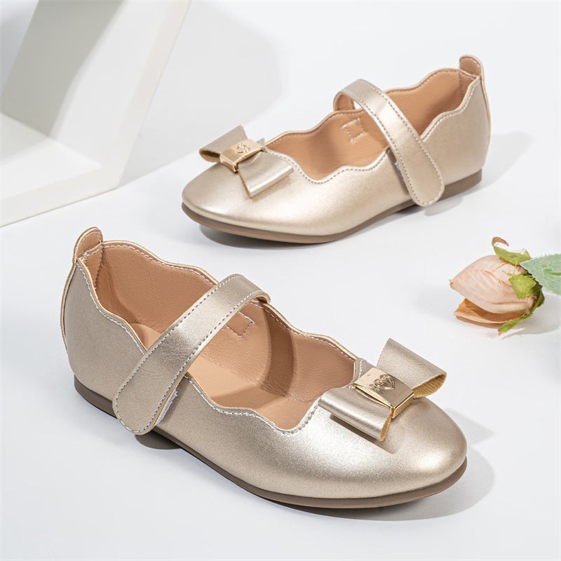 Children'S Small Leather Shoes Spring And Autum New Korean Style Versatile Bow Princess Shoes Girls Soft Sole Baby Shoes - Image 5