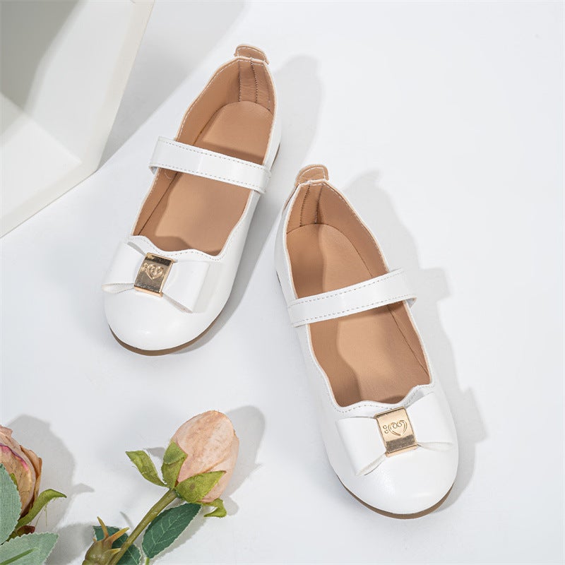 Children'S Small Leather Shoes Spring And Autum New Korean Style Versatile Bow Princess Shoes Girls Soft Sole Baby Shoes - Image 3