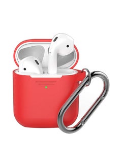 NIBEMINENT Podskinz Case Cover For Apple AirPods 1/2 Red  - Image 1
