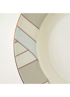 DANUBE HOME Danube Home Lincoln Fine Bone China Soup Plate 21Cm Elegant And Durable Perfect For Soups Stews Or Salads Stylish Design For Everyday Use Or Special Occasions Dishwasher Safe  - Image 2