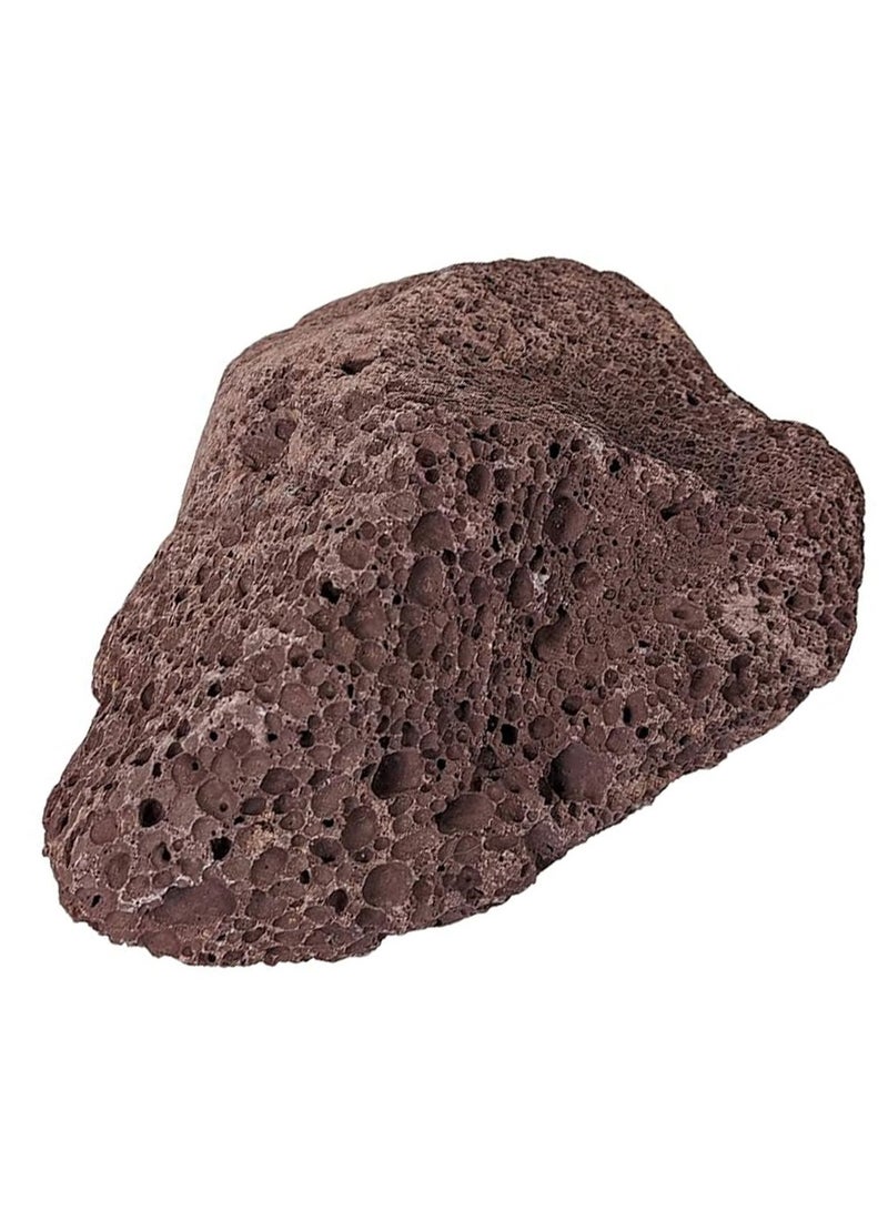 حجر بركاني أحمر طبيعي (500 جم، 80–150 مم) صخر مزخرف مسامي للأحواض المائية والتيراريوم وتنسيق الحدائق - Image 1